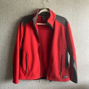Zip up thick fleece jacket